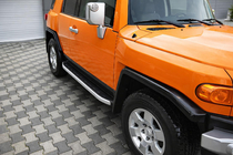 Toyota FJ Cruiser 2006–2022 Fullmond side steps (2 stuks, aluminium) foto 1