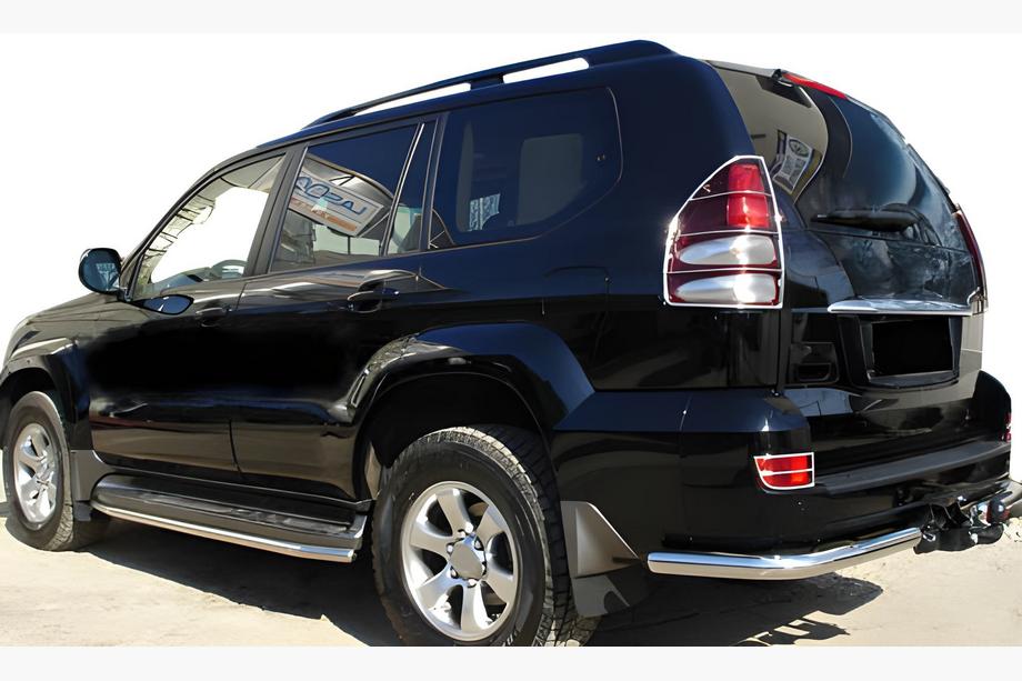 Toyota Land Cruiser Prado 120 2002–2009 Achterhoeken AK003 (2 st., RVS) Image