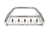 Toyota Land Cruiser Prado 120 2002–2009 Lage bullbar WT003 (RVS) foto 6