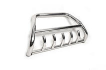 Toyota Land Cruiser Prado 120 2002–2009 Lage bullbar WT003 (RVS) foto 5