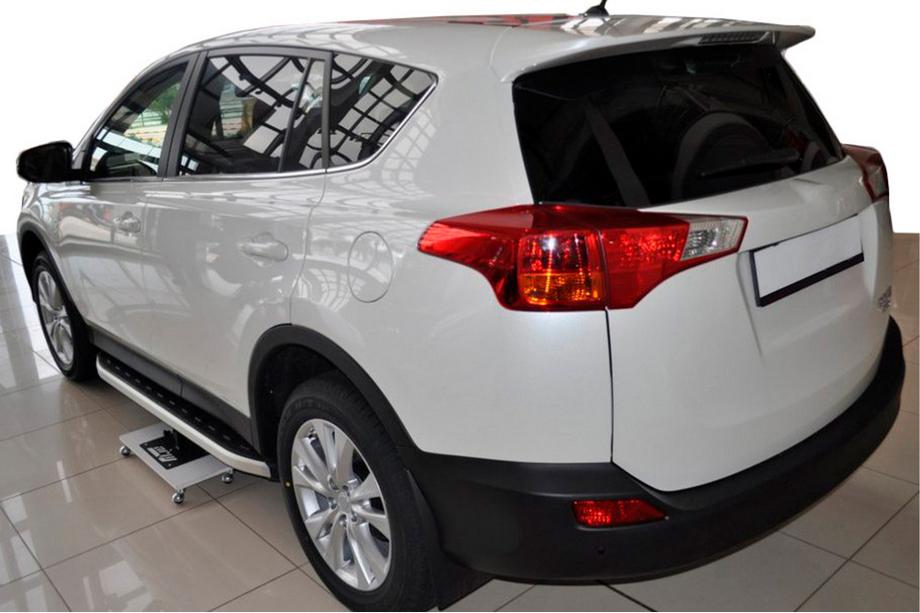 Toyota Rav 4 2013–2018 Fullmond side steps (2 stuks, aluminium) Image