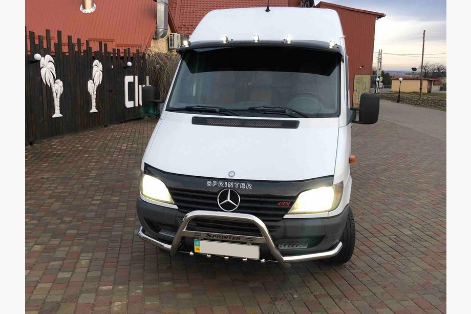 Mercedes Sprinter W901/902/903/904/905 1995–2006 Bullbar Exclusive (RVS) 2000-2006 Foto 4