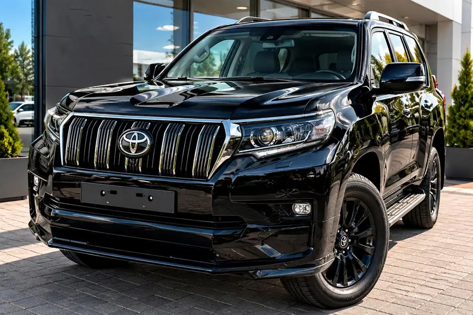 Toyota Land Cruiser Prado 150 2009–2023 Frontbumper lip spoiler Executive (voor 2017+) Image
