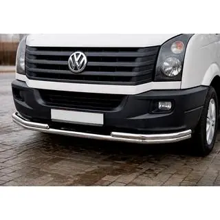 Voorbumperbescherming ST008 (RVS) Volkswagen Crafter 2006–2016 foto 1