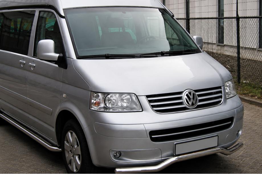 Volkswagen T5 Multivan 2003–2010 RVS bullbar Wave (voorzijde) Image