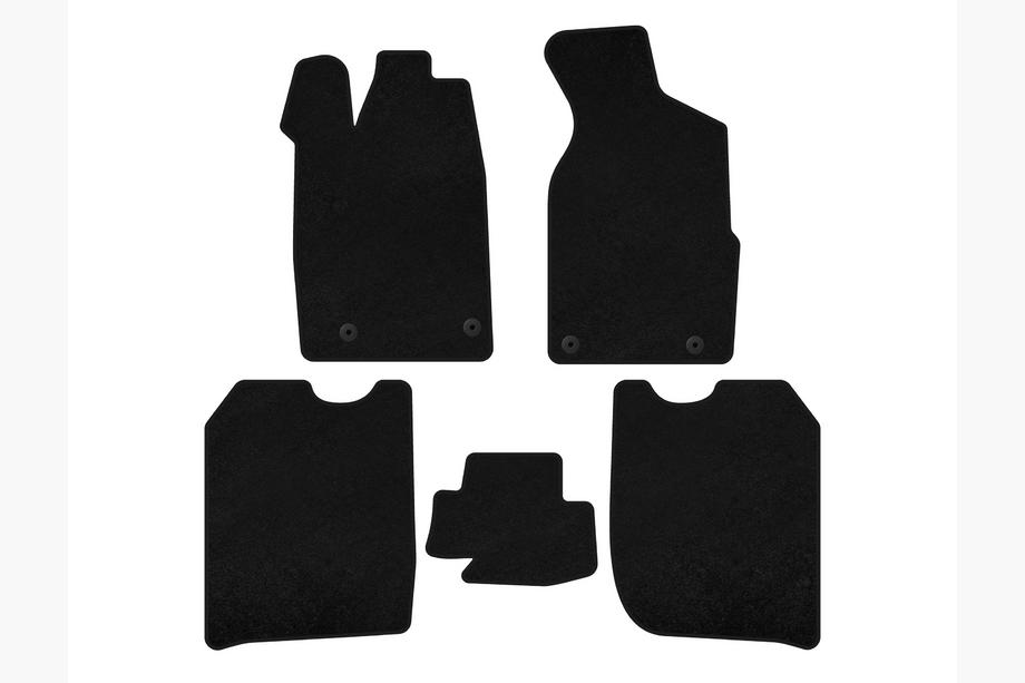 Audi 100 C3 1988–1991 Textiele vloermatten Premium (1982-1988, Sedan, Zwart) Image