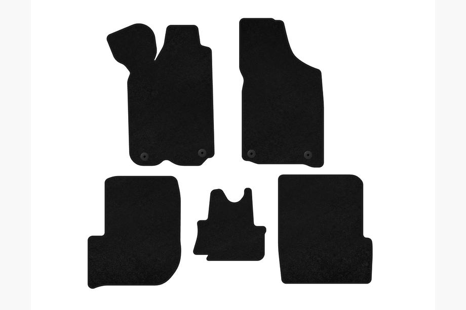 Audi 100 C3 1988–1991 Textiele automatten Classic (1982-1991, Avant, Zwart) Image