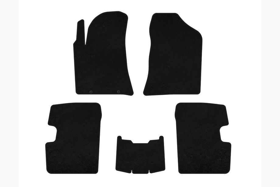 BYD F3 2013–2015 Premium textielen automatten (SD, zwart) Image