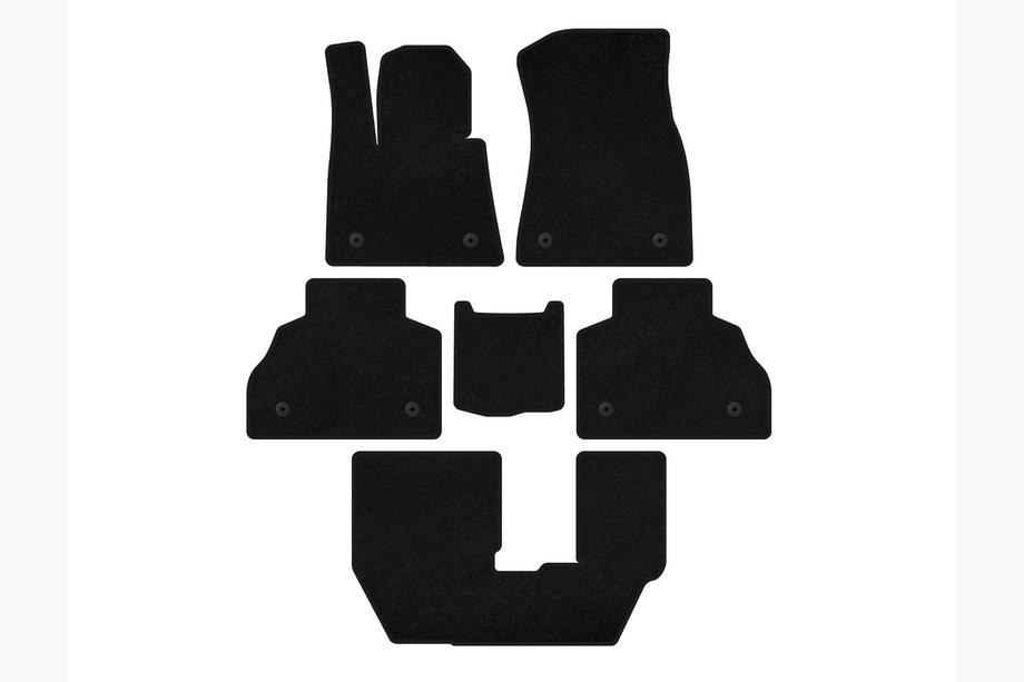 BMW X7 G07 2019– Textiele automatten Classic (3 rijen, zwart) Image