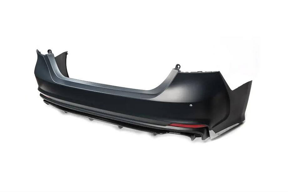 Toyota Camry 2017–2023 Achterbumper in Lexus LS-stijl, compleet gemonteerd Foto 5