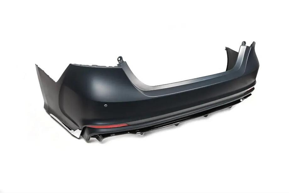 Toyota Camry 2017–2023 Achterbumper in Lexus LS-stijl, compleet gemonteerd Foto 4