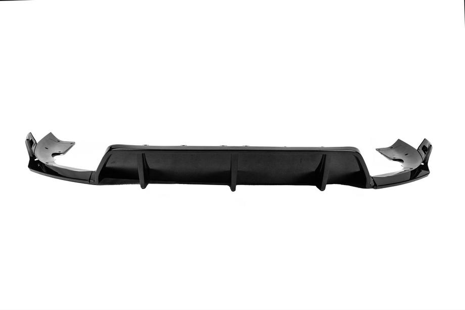 BMW X6 G06 2019–2027 Achterbumperdiffuser Paradigm Black Knight (voor M-Sport, 2018-2022) Foto 1