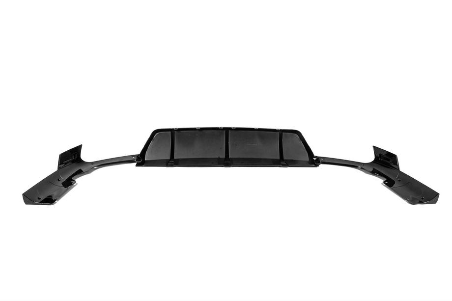 BMW X6 G06 2019–2027 Achterbumperdiffuser Paradigm Black Knight (voor M-Sport, 2018-2022) Foto 3