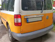 Volkswagen Caddy 2004–2010 RVS sierlijst boven kentekenplaat (2-deurs) foto 1