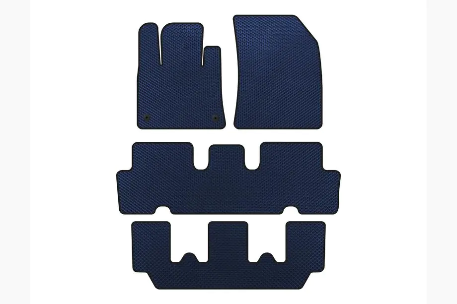 Citroen C-4 Picasso 2013–2022 EVA vloermatten V1 (3 rijen, blauw) Image