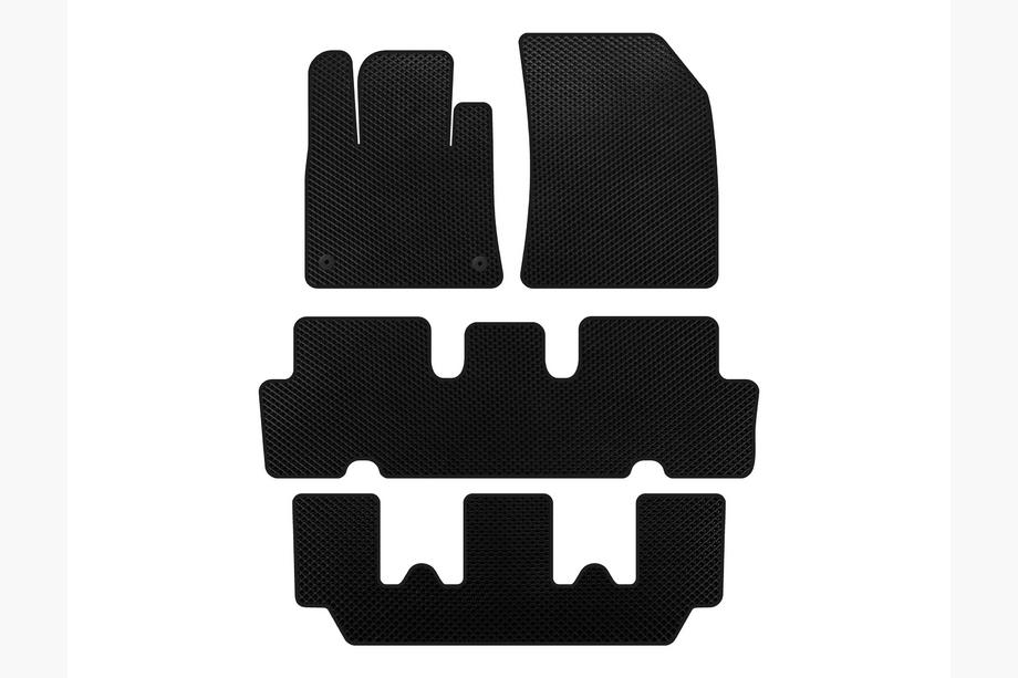 Citroen C-4 Picasso 2013–2022 EVA V1 automatten (3 rijen, zwart) Image