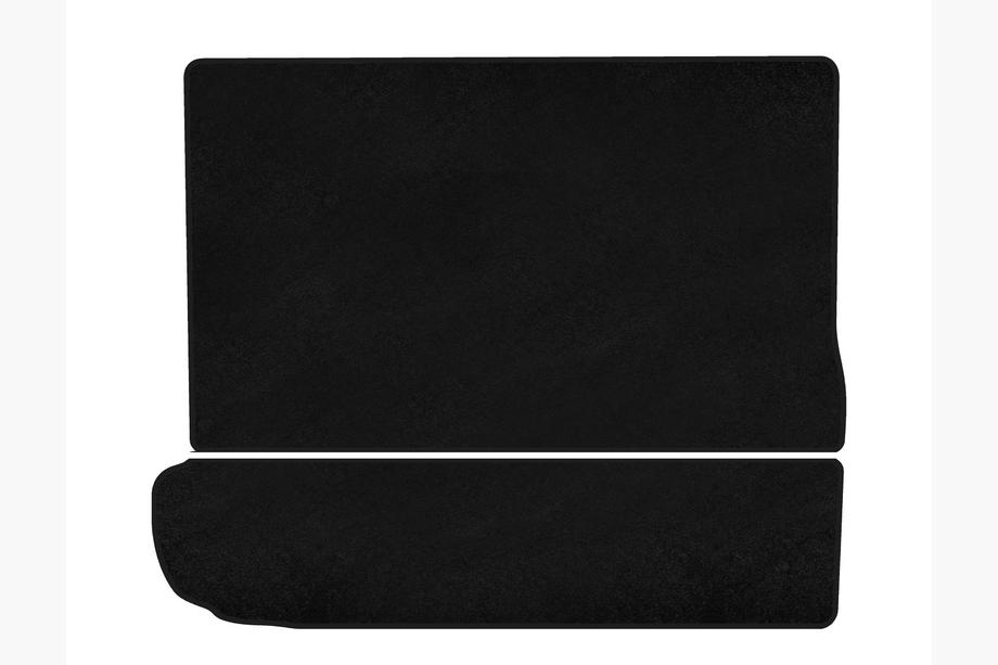 Citroen C-4 Picasso 2013–2022 Premium textiele bagageruimtemat (3e zitrij neergeklapt, zwart) Image