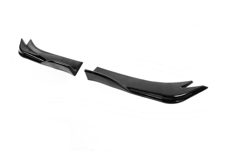 Universele side skirt flaps type-E (2 stuks, glanzend zwart, ABS-kunststof) Foto 7