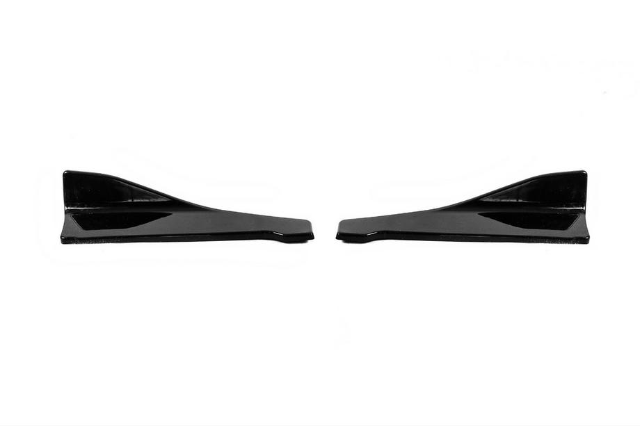 Universele Flap dorpelranden type B (2 stuks, hoogglans zwart, ABS-kunststof) Foto 7