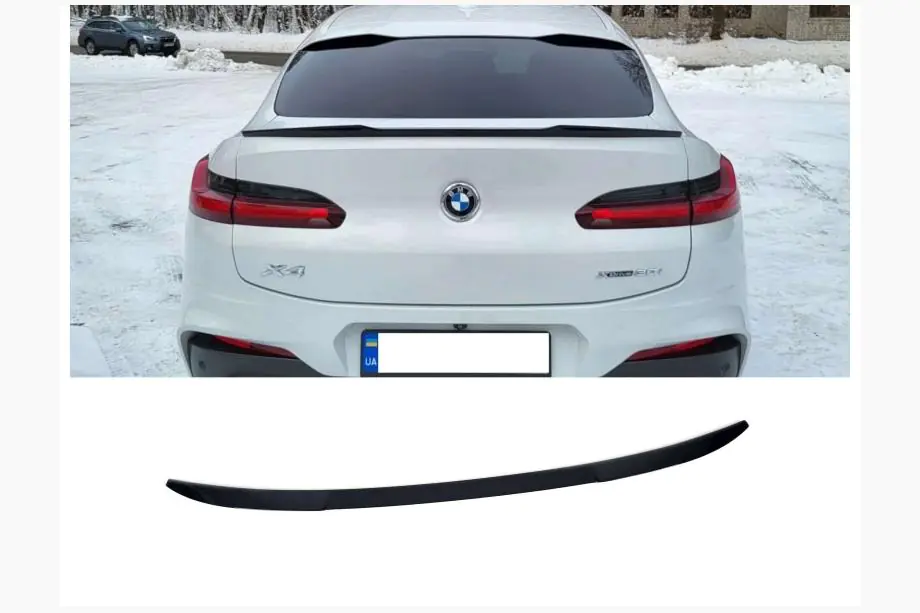 BMW X4 G02 2018– Kofferklepspoiler X4M-Style (glanzend zwart, ABS-kunststof) Image