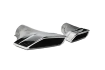 BMW 5 Serie G30/G31 2017–2023 M-Performance Silver uitlaateindstukken (2 stuks) foto 3