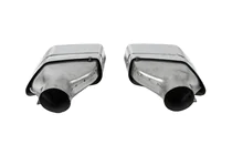 BMW 5 Serie G30/G31 2017–2023 M-Performance Silver uitlaateindstukken (2 stuks) foto 5