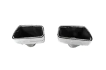 BMW 5 Serie G30/G31 2017–2023 M-Performance Silver uitlaateindstukken (2 stuks) foto 7