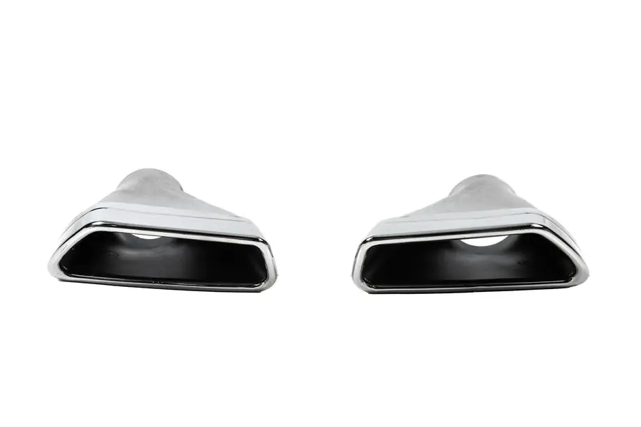 BMW 5 Serie G30/G31 2017–2023 M-Performance Silver uitlaateindstukken (2 stuks) Image