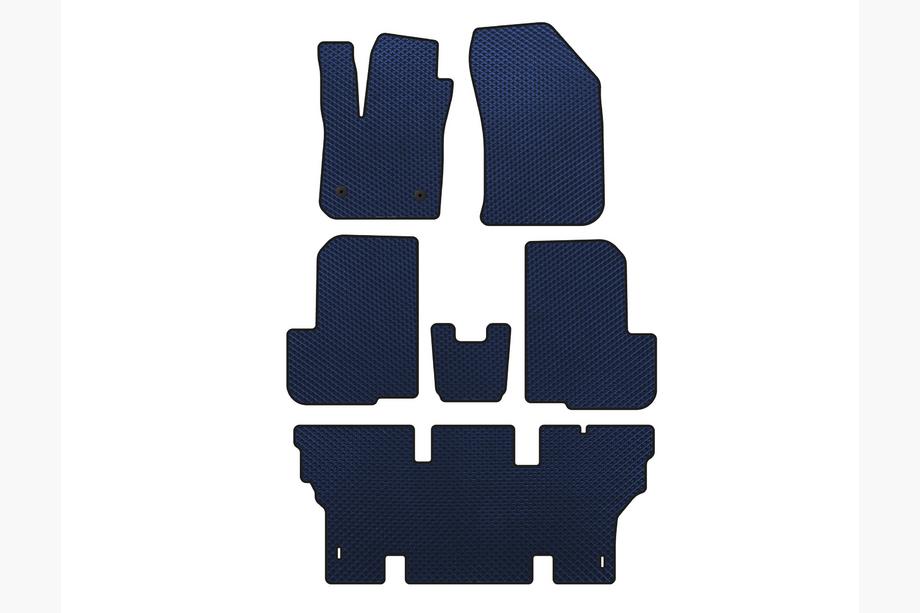 Dacia Lodgy 2012–2022 EVA automatten (3 rijen, 7-zits, blauw) Image