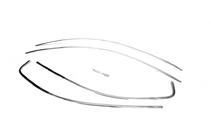 Volkswagen Jetta 2011–2018 Bovenste raamsierlijsten (6 stuks, RVS) foto 3