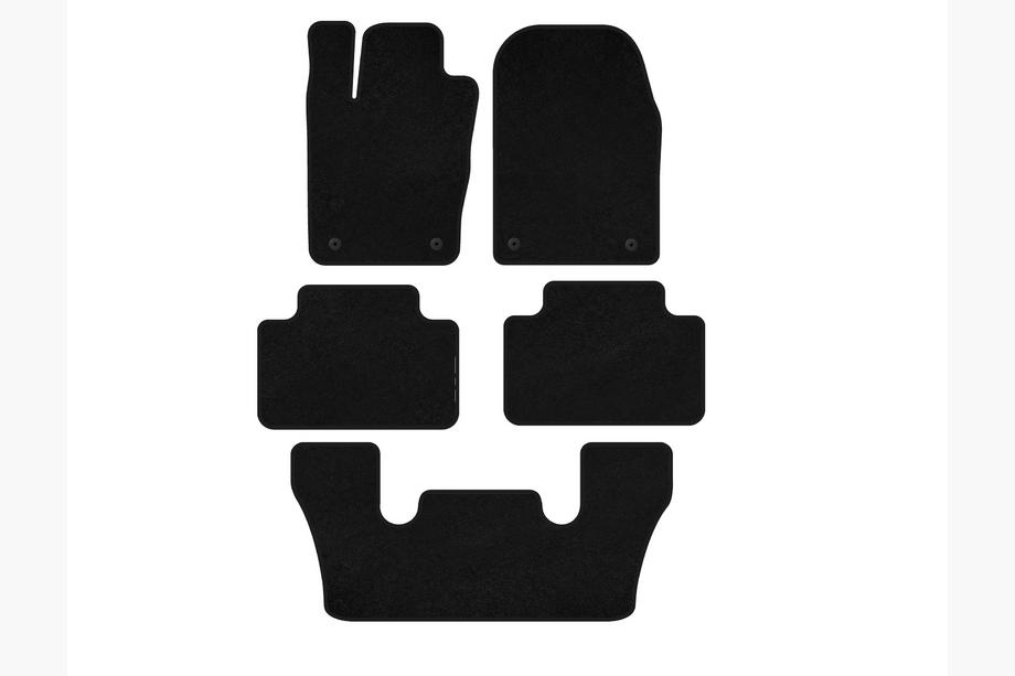 Dodge Durango 2010– Textiele automatten Classic (3 rijen, zwart) Image