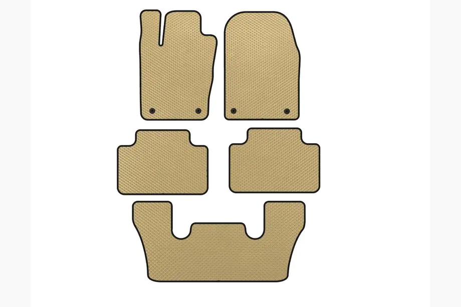 Dodge Durango 2010– EVA automatten (3 rijen, beige) Image