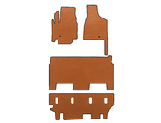 Dodge Grand Caravan V 2008–2020 EVA vloermattenset voor interieur (2008-2020, 3 rijen, 8-zits/Uitrusting SXT, Oranje) foto 1