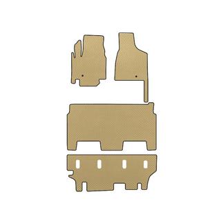 EVA vloermatten (2008-2020, 3 rijen, 8-zits/Uitvoering SXT, Beige) Dodge Grand Caravan V 2008–2020