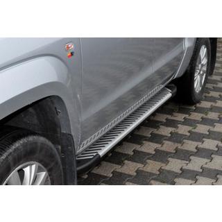 Side steps Line (2 st., aluminium) Volkswagen Amarok 2010–2022 foto 1