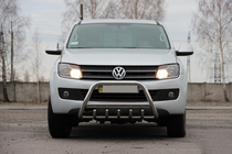 Volkswagen Amarok 2010–2022 Bullbar WT003 (RVS) foto 2