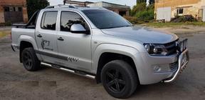 Volkswagen Amarok 2010–2022 Sidebars (set van 2, RVS) foto 12