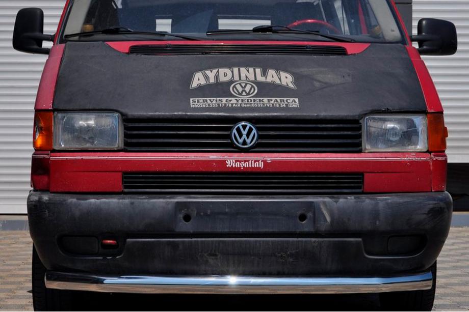 Volkswagen T4 Transporter 1990–2003 Voorbumperbescherming ST008 (RVS) 51 mm Image