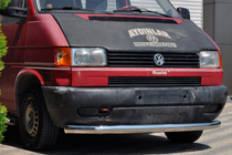 Volkswagen T4 Caravelle/Multivan 1990–2003 Voorbumperbescherming ST008 (RVS) 51 mm foto 1