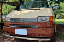 Volkswagen T4 Caravelle/Multivan 1990–2003 Voorbumperbescherming ST008 (RVS) 51 mm foto 2