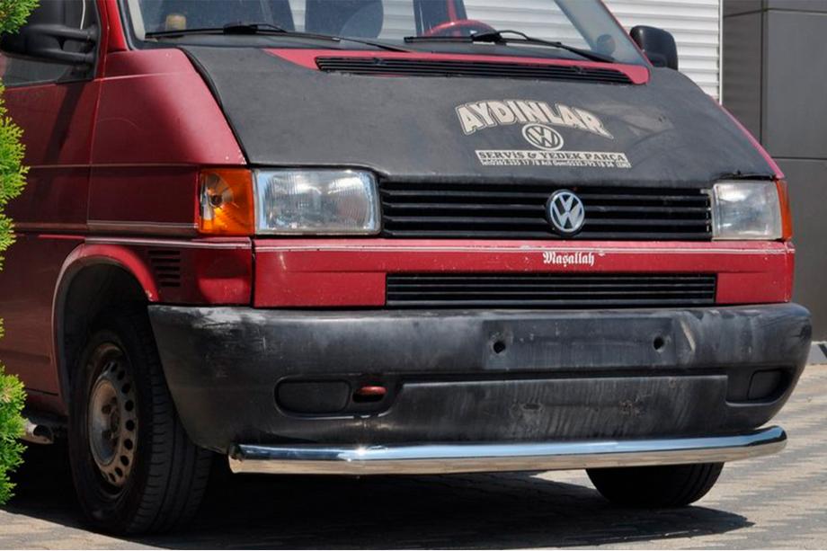 Volkswagen T4 Caravelle/Multivan 1990–2003 Voorbumperbescherming ST008 (RVS) 51 mm Image
