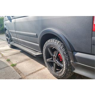 Zijsteps X5-type zwart (2 st., aluminium) Volkswagen T5 Caravelle 2004–2010 foto 4