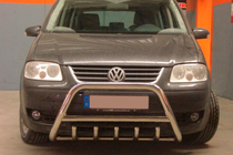 Volkswagen Touran 2003–2010 Bullbar WT003 (RVS) 60 mm, met opschrift foto 2
