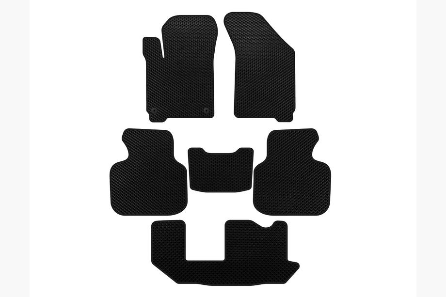 Dodge Journey 2008–2020 EVA automatten (2011-2020, 3 rijen, 7-zits, zwart) Image