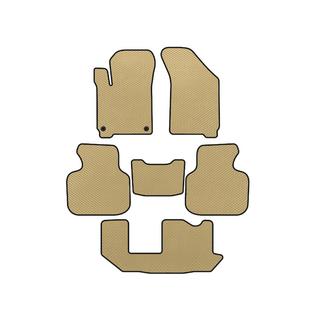 EVA automatten (2011-2020, 3 rijen, 7-zits, Beige) Dodge Journey 2008–2020