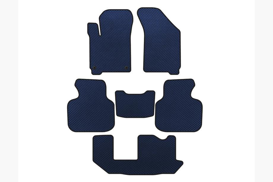 Dodge Journey 2008–2020 EVA automatten (2011-2020, 3 rijen, 7-zits, blauw) Image