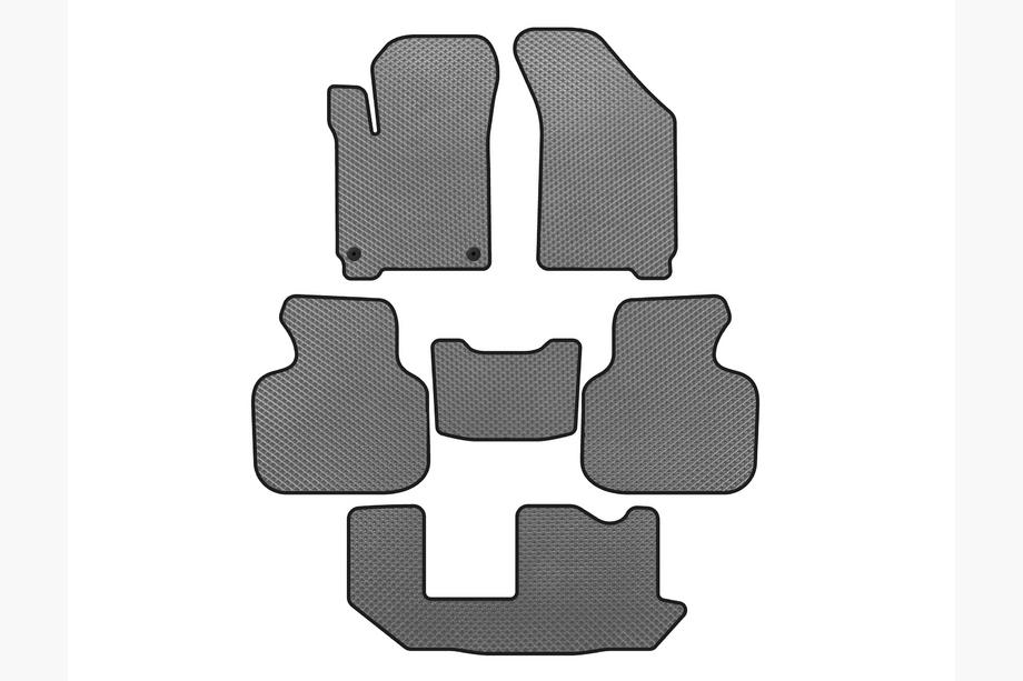 Dodge Journey 2008–2020 EVA automatten (2011-2020, 3 rijen, 7-zits, Grijs) Image