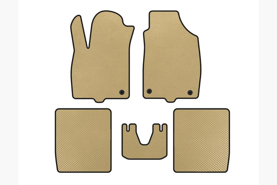 Fiat Panda 2003–2011 EVA automatten (Beige) Image