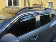 Renault Duster 2024– Raamwindschermen met chromen sierlijst (set van 4, Niken) foto 1