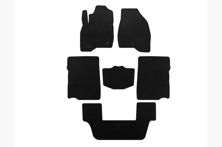Ford Explorer 2011–2019 EVA automatten (2017-2019, 3e rij, 7-zits, zwart) Image